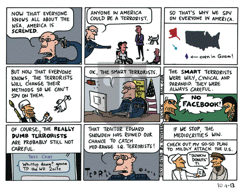 Ted Rall on Tuesday October 1, 2013 Comic Strip