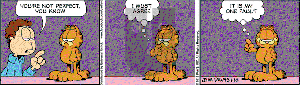 Garfield on Monday January 16, 2012 Comic Strip