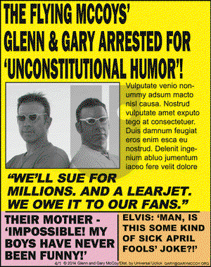 The Flying McCoys on Tuesday April 1, 2014 Comic Strip
