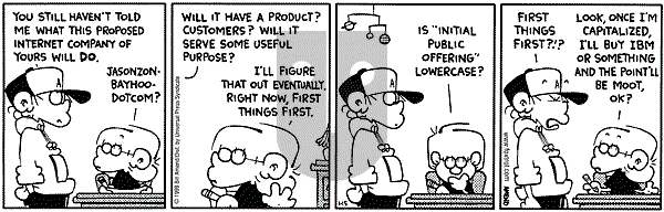 FoxTrot on Friday January 15, 1999 Comic Strip