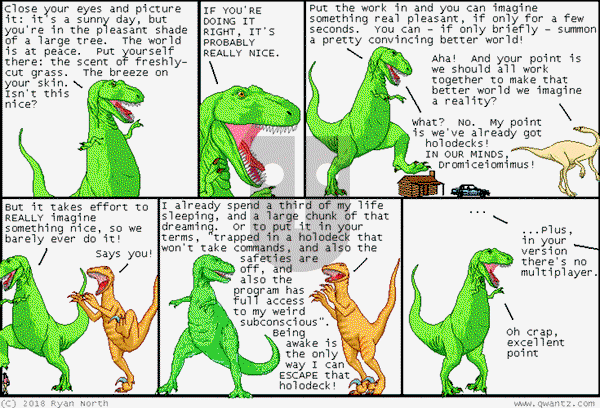 Dinosaur Comics on Thursday January 23, 2025 Comic Strip