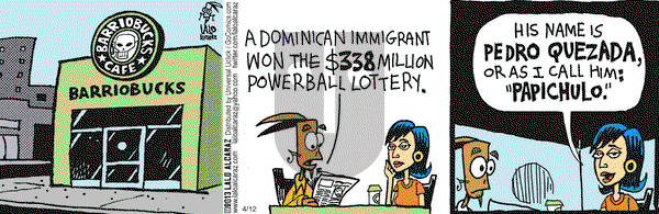 La Cucaracha on Friday April 12, 2013 Comic Strip