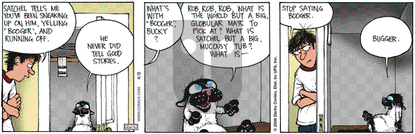 Get Fuzzy on Saturday April 8, 2006 Comic Strip