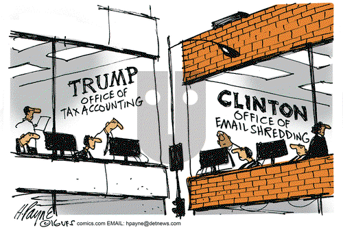 Henry Payne on Tuesday October 4, 2016 Comic Strip