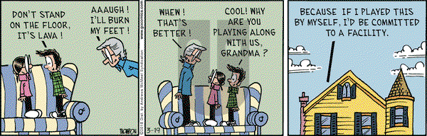 Grand Avenue on Monday March 19, 2018 Comic Strip