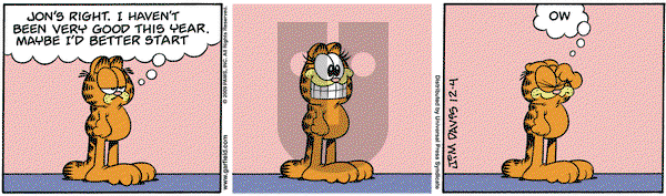 Garfield on Friday December 4, 2009 Comic Strip