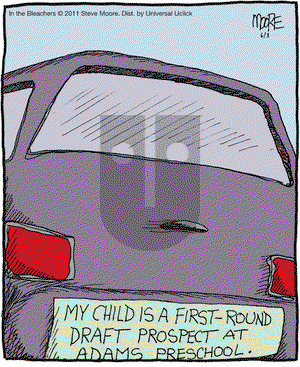 In the Bleachers on Friday June 3, 2011 Comic Strip