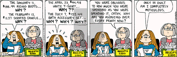 Cathy Classics - Saturday April 7, 2001 Comic Strip