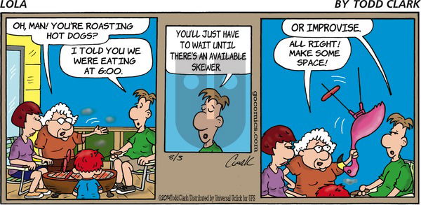 Lola - Sunday August 3, 2014 Comic Strip