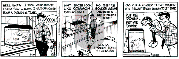 Grand Avenue on Wednesday March 30, 2005 Comic Strip