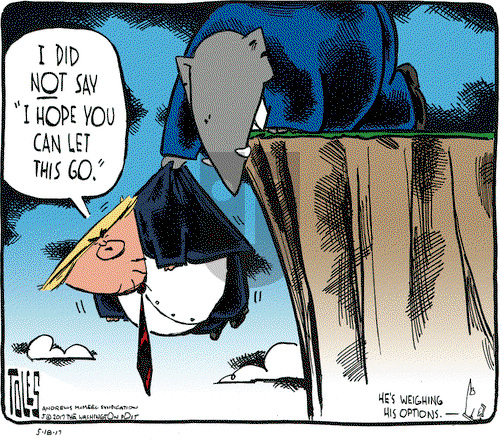 Tom Toles on Thursday May 18, 2017 Comic Strip