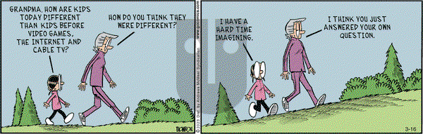 Grand Avenue on Thursday March 16, 2023 Comic Strip