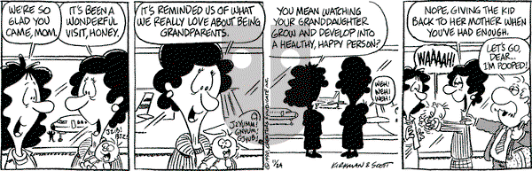 Baby Blues on Saturday November 24, 1990 Comic Strip