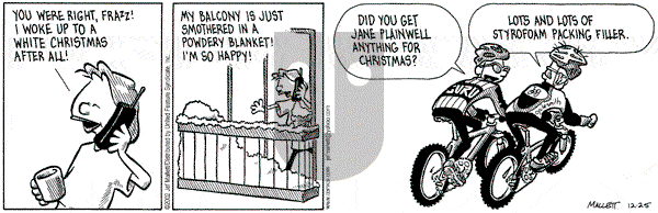 Frazz on Wednesday December 25, 2002 Comic Strip