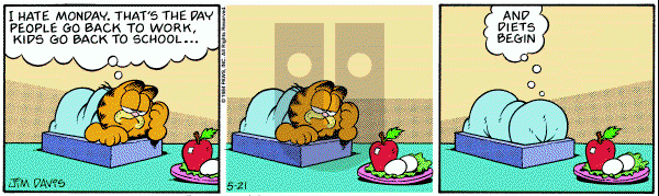 Garfield on Monday May 21, 1984 Comic Strip