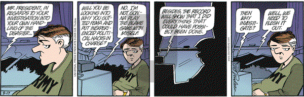 Doonesbury on Saturday September 17, 2005 Comic Strip
