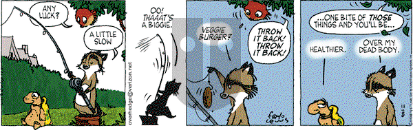 Over the Hedge on Monday November 8, 2010 Comic Strip