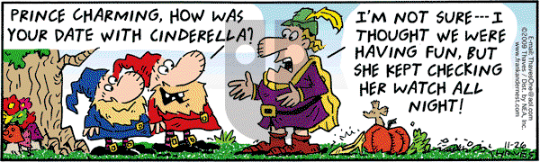 Frank and Ernest - Thursday November 26, 2009 Comic Strip