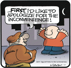 Ziggy on Friday January 21, 2011 Comic Strip