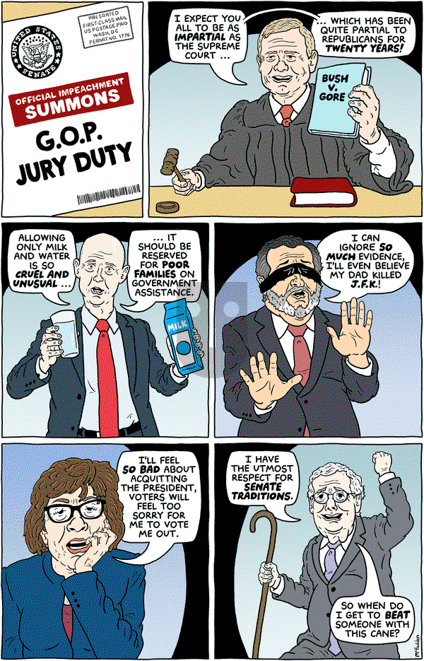 Brian McFadden - Monday January 27, 2020 Comic Strip