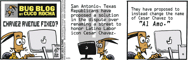 La Cucaracha on Saturday June 25, 2011 Comic Strip