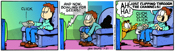 Garfield on Wednesday July 21, 1993 Comic Strip