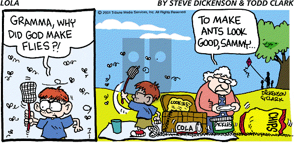 Lola on Friday August 31, 2001 Comic Strip