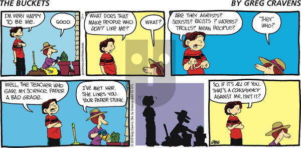 The Buckets on Sunday April 12, 2015 Comic Strip