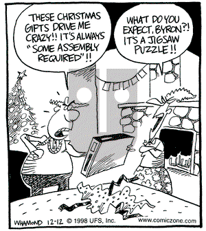Reality Check on Saturday December 12, 1998 Comic Strip