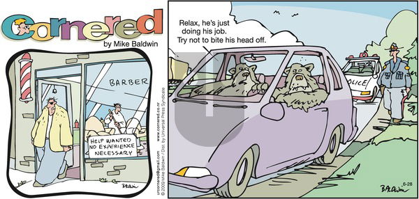 Cornered on Sunday June 28, 2009 Comic Strip