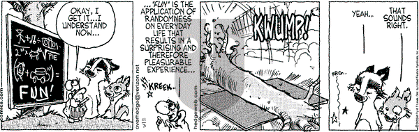Over the Hedge on Thursday November 3, 2005 Comic Strip