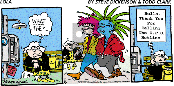 Lola on Wednesday September 26, 2001 Comic Strip