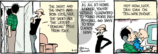 Adam@Home on Friday September 14, 2001 Comic Strip