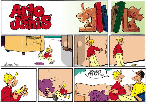 Arlo and Janis on Sunday November 24, 2002 Comic Strip