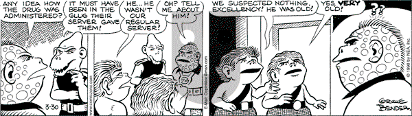 Alley Oop on Monday March 30, 1998 Comic Strip