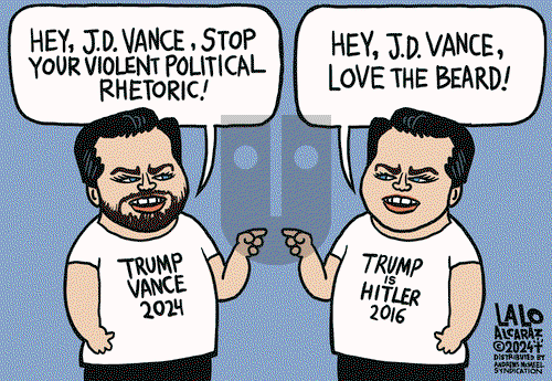 Lalo Alcaraz on Tuesday July 16, 2024 Comic Strip