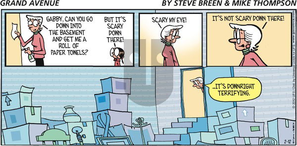 Grand Avenue on Sunday February 12, 2012 Comic Strip