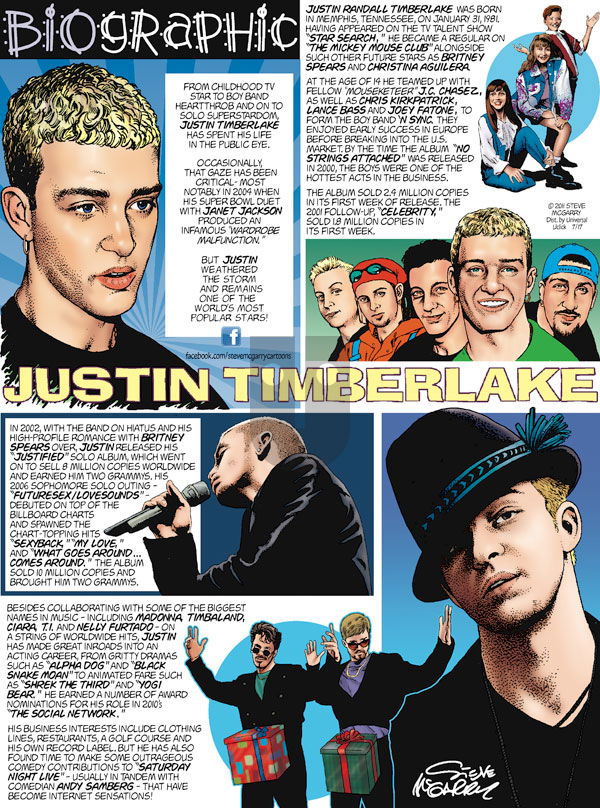 Biographic on Sunday July 17, 2011 Comic Strip