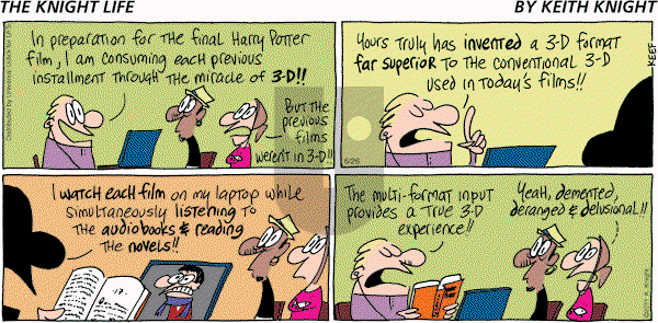 The Knight Life - Sunday June 26, 2011 Comic Strip