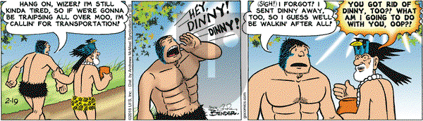 Alley Oop on Monday February 19, 2018 Comic Strip