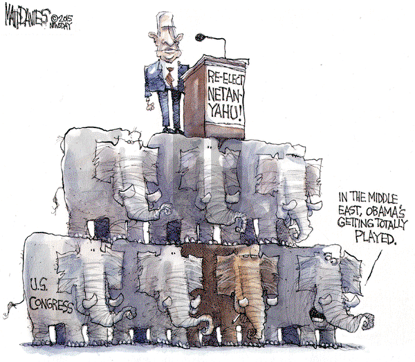 Matt Davies on Wednesday March 4, 2015 Comic Strip