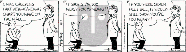 The Born Loser on Thursday January 13, 2005 Comic Strip