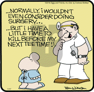 Ziggy on Thursday January 17, 2019 Comic Strip