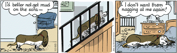Fred Basset on Saturday December 3, 2011 Comic Strip