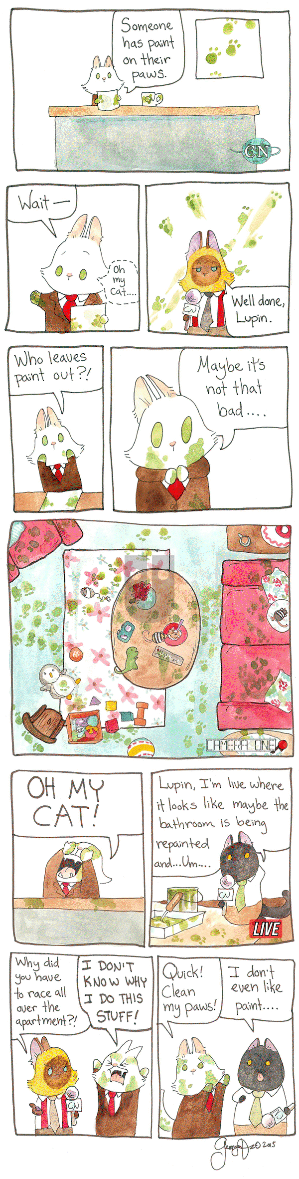 Breaking Cat News on Tuesday January 31, 2017 Comic Strip