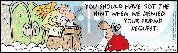 Frank and Ernest - Tuesday November 14, 2017 Comic Strip