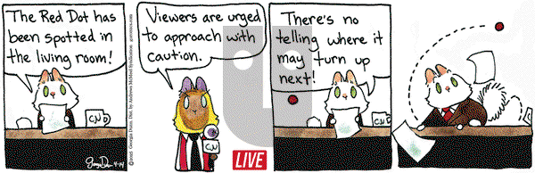 Breaking Cat News on Monday April 14, 2025 Comic Strip