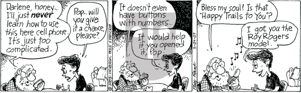 The Elderberries on Sunday July 1, 2007 Comic Strip
