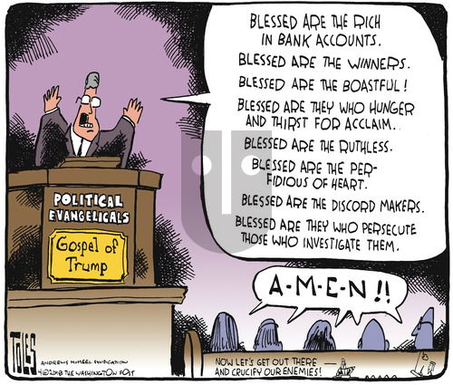 Tom Toles on Sunday April 22, 2018 Comic Strip