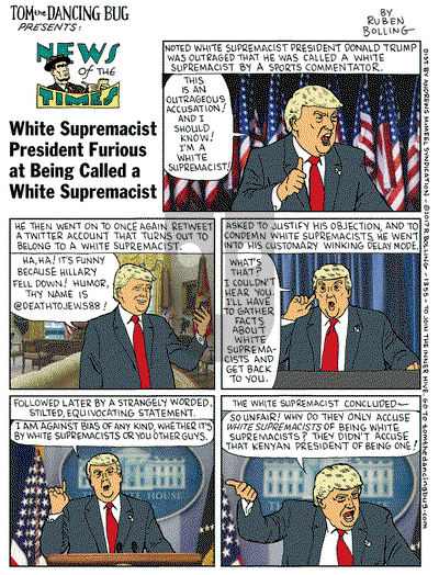 Tom the Dancing Bug on Monday September 18, 2017 Comic Strip
